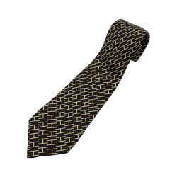 ♪♪ HERMES エルメス メンズ ネクタイ ブラック Bランク