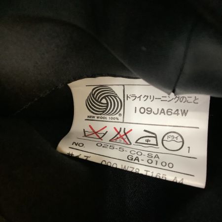  Yves Saint Laurent イブサンローラン メンズ ロングコート SIZE W78 T-165 A4 カシミヤ100％ ブラック