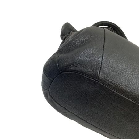 IBIZA イビサ レディース ハンドバック レザー クリスマスチャーム付き ブラック