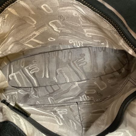 IBIZA イビサ レディース ハンドバック レザー クリスマスチャーム付き ブラック