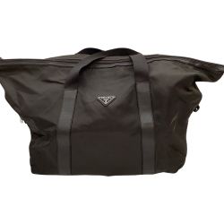 ♪♪ PRADA プラダ ボストンバッグ 旅行バッグ  ダークブラウン Bランク