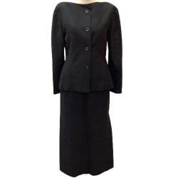 ♪♪ Y's ワイズ レディース セットアップ スーツ ジャケット スカート SIZE 3 ブラック Bランク