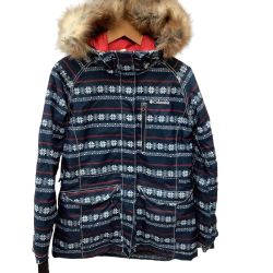 ♪♪ Columbia コロンビア レディース ジャンパー スノーウェア 防寒 ジャケット SIZE M ネイビー Cランク