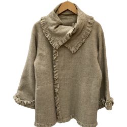 ♪♪ JURGEN LEHL ヨーガンレール レディース コート　SIZE M ベージュ Bランク