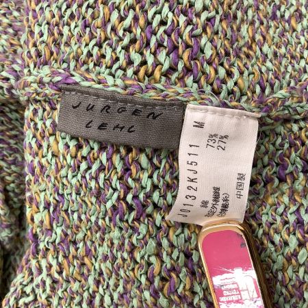  JURGEN LEHL ヨーガンレール レディース カーディガン SIZE M グリーン