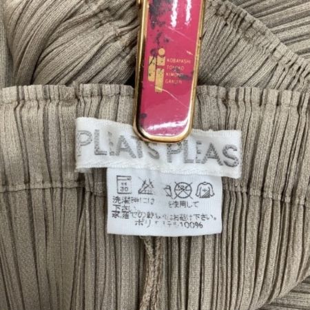 ISSEY MIYAKE イッセイミヤケ スカート PLEATS PLEASE 変形 SIZE 4 PP31-JG107 ベージュ