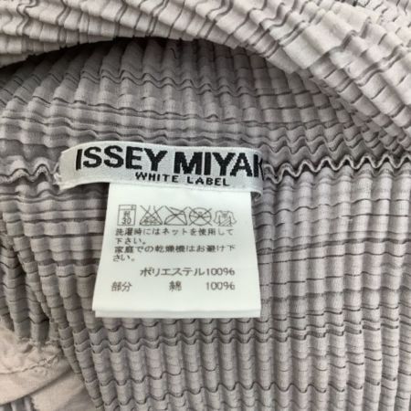  ISSEY MIYAKE イッセイミヤケ フリル シャツ カーディガン ワッフル プリーツ SIZE 2 IM42FJ270 グレー