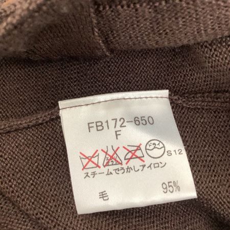  BURBERRY LONDON バーバリーロンドン レディース アンサンブル カットソー カーディガンセット SIZE F ブラウン