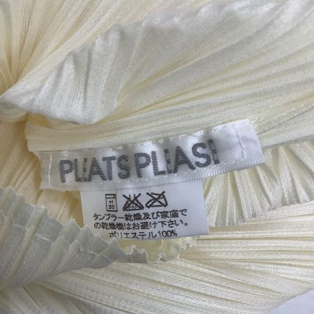 ISSEY MIYAKE イッセイミヤケ PLEATS PLEASE アンサンブル シャツ カットソー ２枚セット PP05-JK005 PP05-JJ001 ベージュ