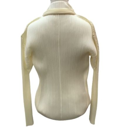 ISSEY MIYAKE イッセイミヤケ PLEATS PLEASE アンサンブル シャツ カットソー ２枚セット PP05-JK005 PP05-JJ001 ベージュ