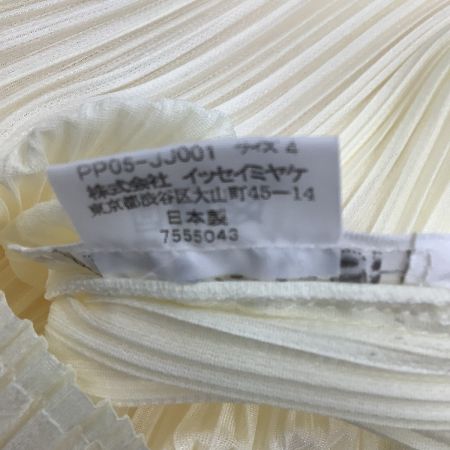 ISSEY MIYAKE イッセイミヤケ PLEATS PLEASE アンサンブル シャツ カットソー ２枚セット PP05-JK005 PP05-JJ001 ベージュ