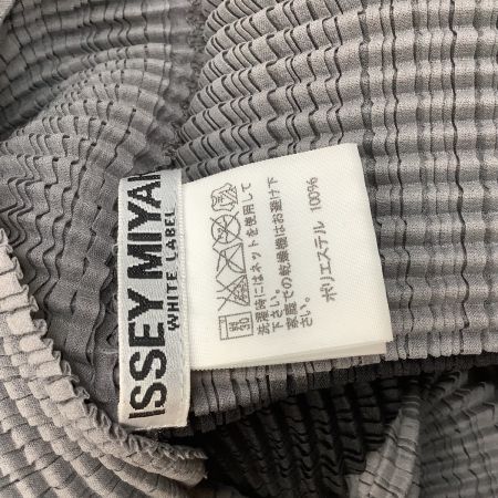  ISSEY MIYAKE イッセイミヤケ ワッフル カットソー SIZE 2  IM42FJ254 ブラック×グレー