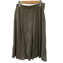 ♪♪ ISSEY MIYAKE PERMANENTE イッセイミヤケ スカート SIZE L カーキ Bランク