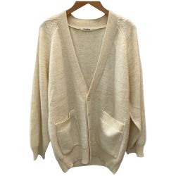 ISSEY MIYAKE イッセイミヤケ レディース カーディガン SIZE M アイボリー Bランク