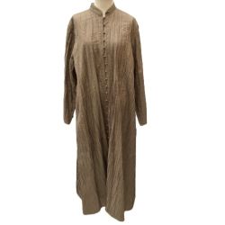 ♪♪ JURGEN LEHL ヨーガンレール レディース 前開きボタン ワンピース SIZE M ベージュ Cランク