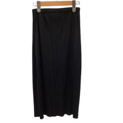 ♪♪ ISSEY MIYAKE イッセイミヤケ PLEATS PLEASE ロングスカート SIZE 2 PP55-J6102 ブラック Bランク