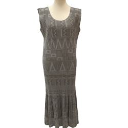 ♪♪ ISSEY MIYAKE イッセイミヤケ PLEATS PLEASE ワンピース インナー付 SIZE 3 PP61-JH675 グレー Bランク