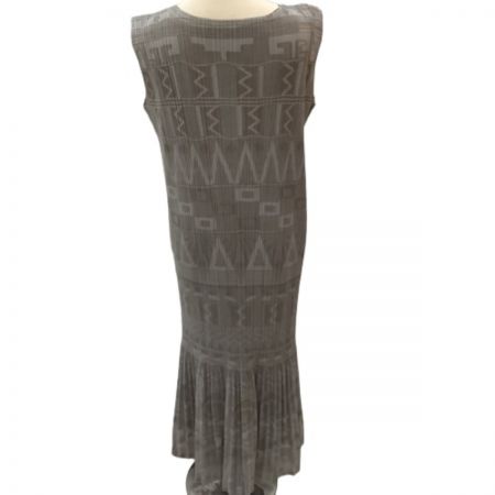  ISSEY MIYAKE イッセイミヤケ PLEATS PLEASE ワンピース インナー付 SIZE 3 PP61-JH675 グレー