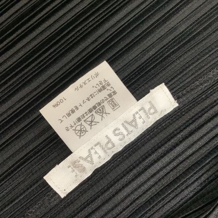  ISSEY MIYAKE イッセイミヤケ PLEATS PLEASE カーディガン SIZE 3 PP55-J0101 ブラック