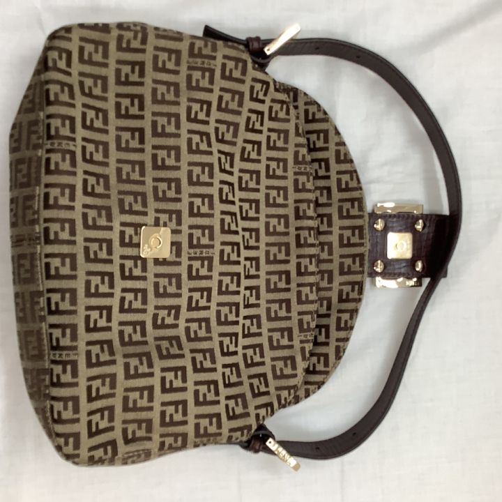 中古】 FENDI フェンディ レディース ハンドバッグ ズッカ マンマ ...