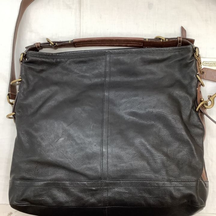 中古】 COACH コーチ メンズ ショルダーバッグ ハンドバッグ レザー E1093-70189 ブラック｜総合リサイクルショップ  なんでもリサイクルビッグバン オンラインストア