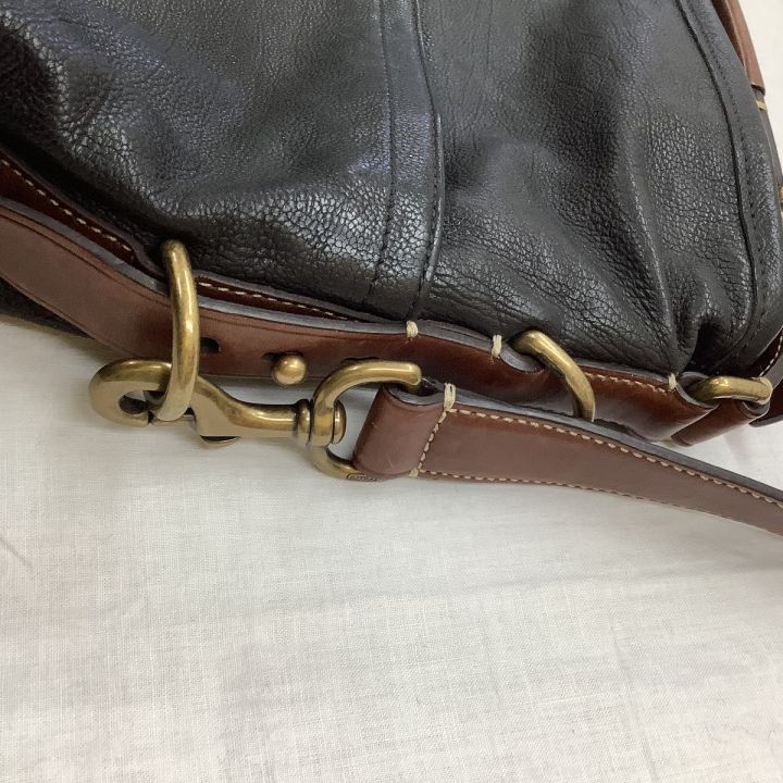 中古】 COACH コーチ メンズ ショルダーバッグ ハンドバッグ レザー E1093-70189 ブラック｜総合リサイクルショップ  なんでもリサイクルビッグバン オンラインストア