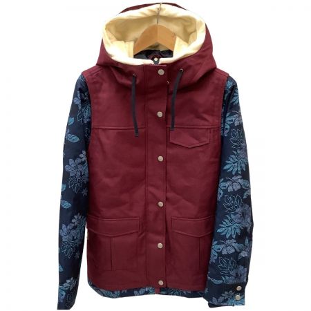  arg レディース ジャケット スノーウェア SIZE L ネイビー×エンジ