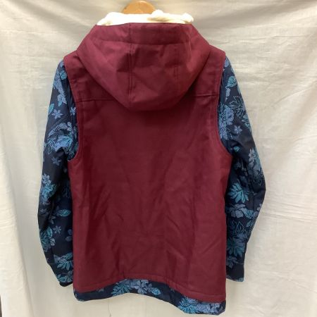  arg レディース ジャケット スノーウェア SIZE L ネイビー×エンジ