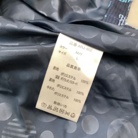  arg レディース ジャケット スノーウェア SIZE L ネイビー×エンジ