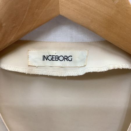 INGEBORG インゲボルグ レディース シャツ ブラウス リボン  アイボリー