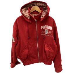 POSHBOY vintage ポッシュボーイ レディース ブルゾン SIZE F レッド Bランク