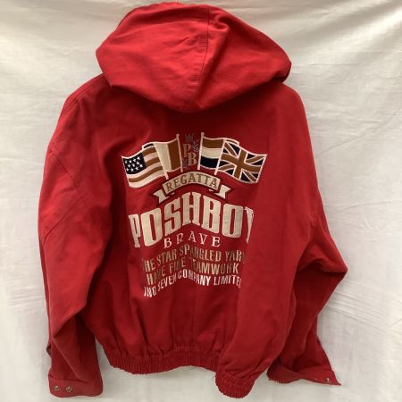  POSHBOY vintage ポッシュボーイ レディース ブルゾン SIZE F レッド