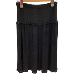 ♪♪ ISSEY MIYAKE イッセイミヤケ ME ミー レディース スカート SIZE F ブラック Bランク