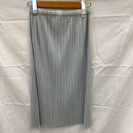  ISSEY MIYAKE イッセイミヤケ PLEATS PLEAS スカート SIZE 1 PP55-JG102 ライトグレー