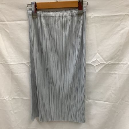  ISSEY MIYAKE イッセイミヤケ PLEATS PLEAS スカート SIZE 1 PP55-JG102 ライトグレー