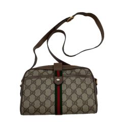 GUCCI グッチ OLD GUCCI オールドグッチ ショルダーバッグ  ブラウン Cランク