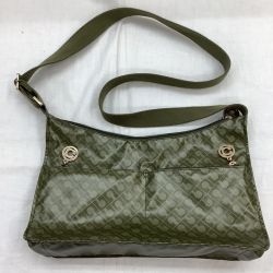 ♪♪ GHERARDINI ゲラルディーニ レディース ショルダーバッグ グリーン Bランク