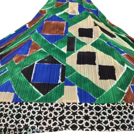 ISSEY MIYAKE イッセイミヤケ PLEATS PLEAS レア 希少  ワンピース スカート SIZE 3 水墨  グリーン