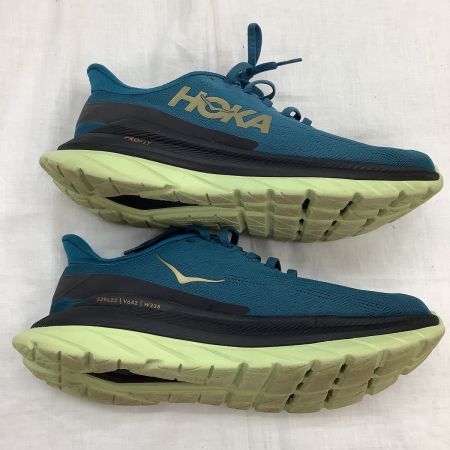  HOKA ホカ メンズ スニーカー ランニングシューズ SIZE 25.5cm エメラルドグリーン