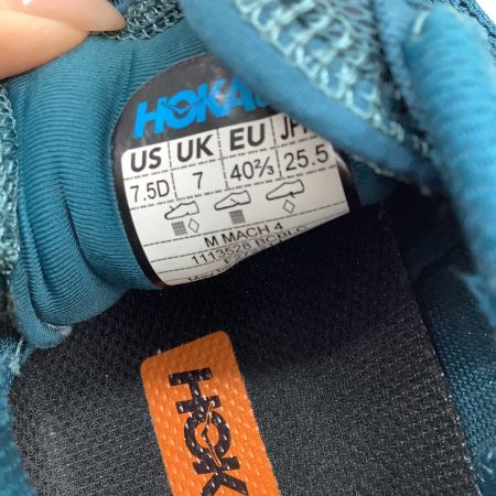  HOKA ホカ メンズ スニーカー ランニングシューズ SIZE 25.5cm エメラルドグリーン