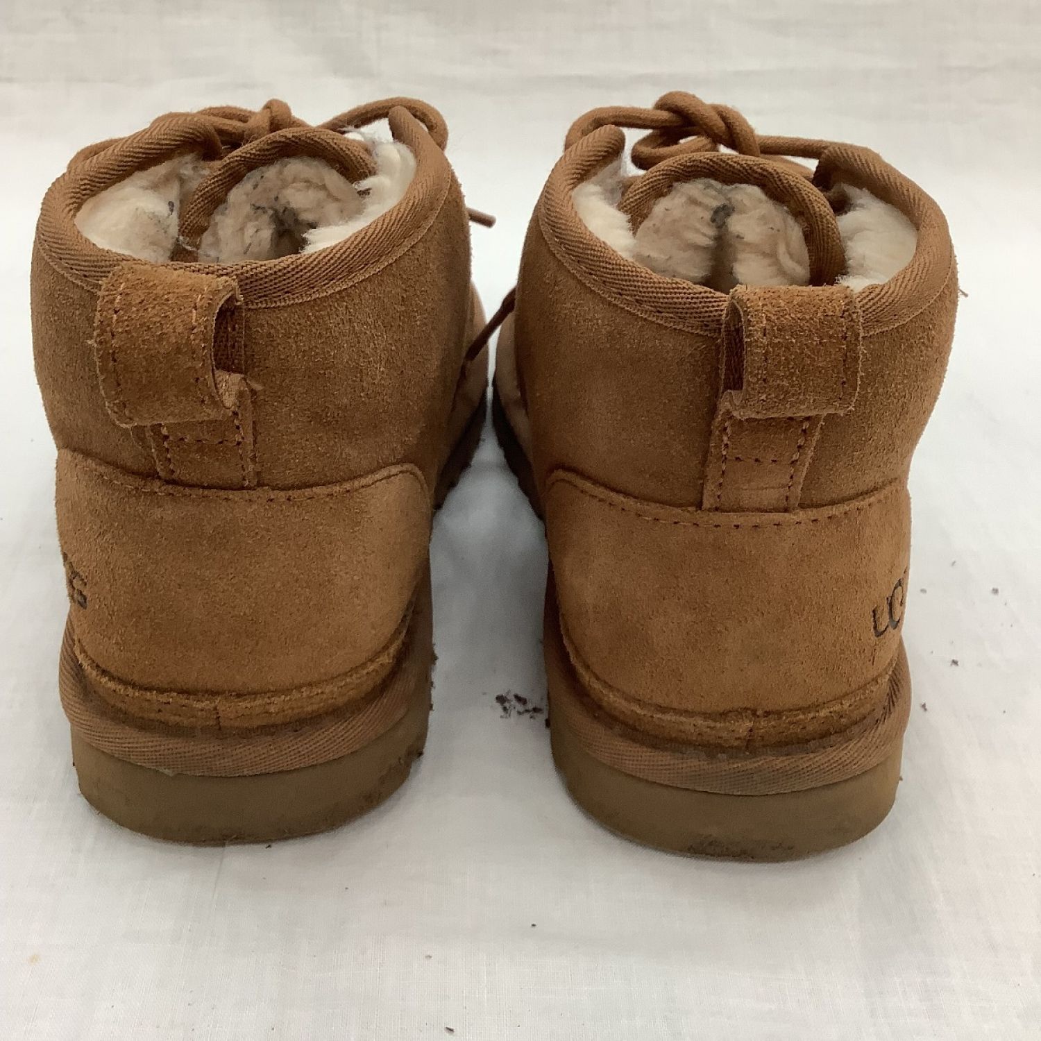 【クリーニング済み】UGG  ショートムートンブーツ　キャメル