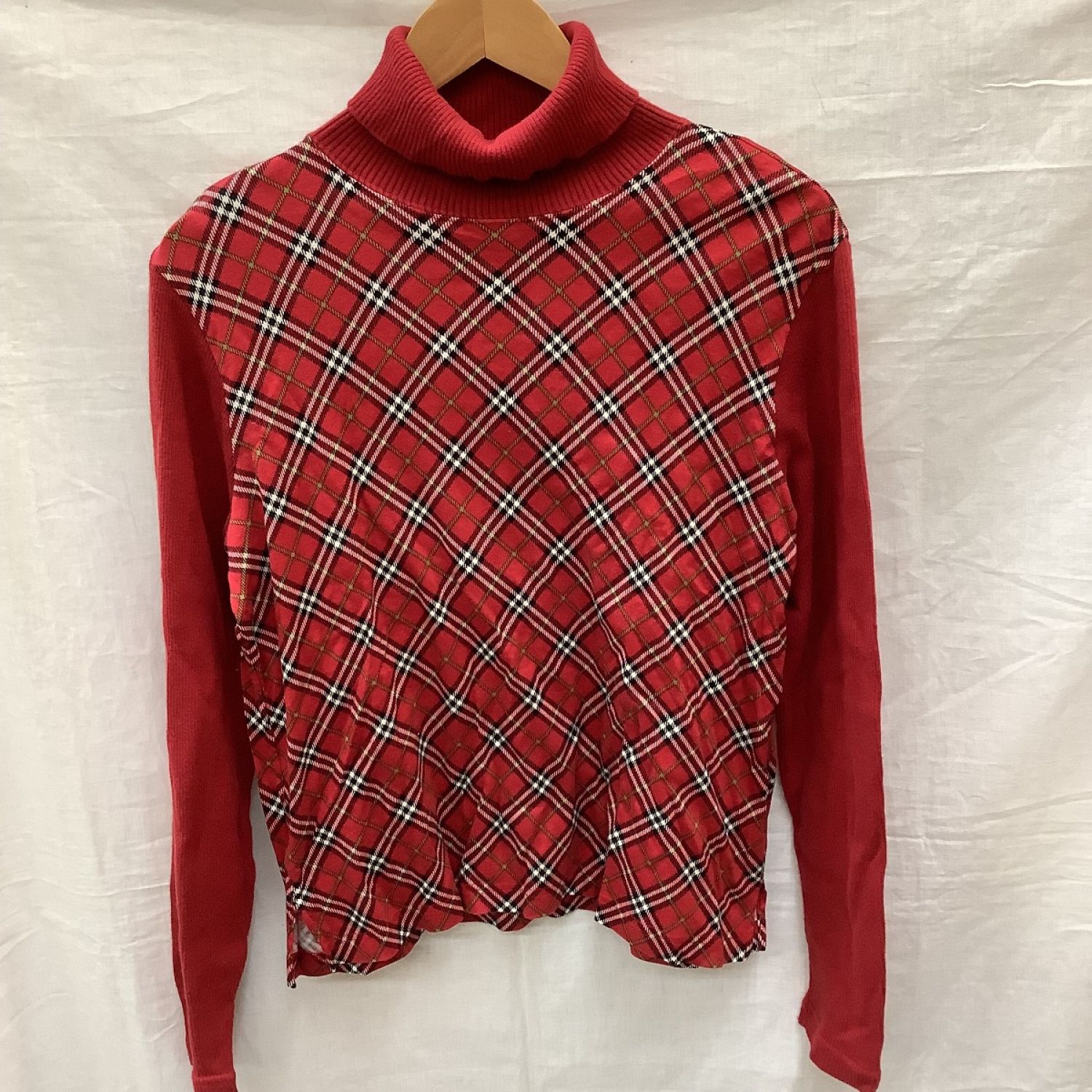 中古】 BURBERRY GOLF バーバリーゴルフ レディース タートルネック