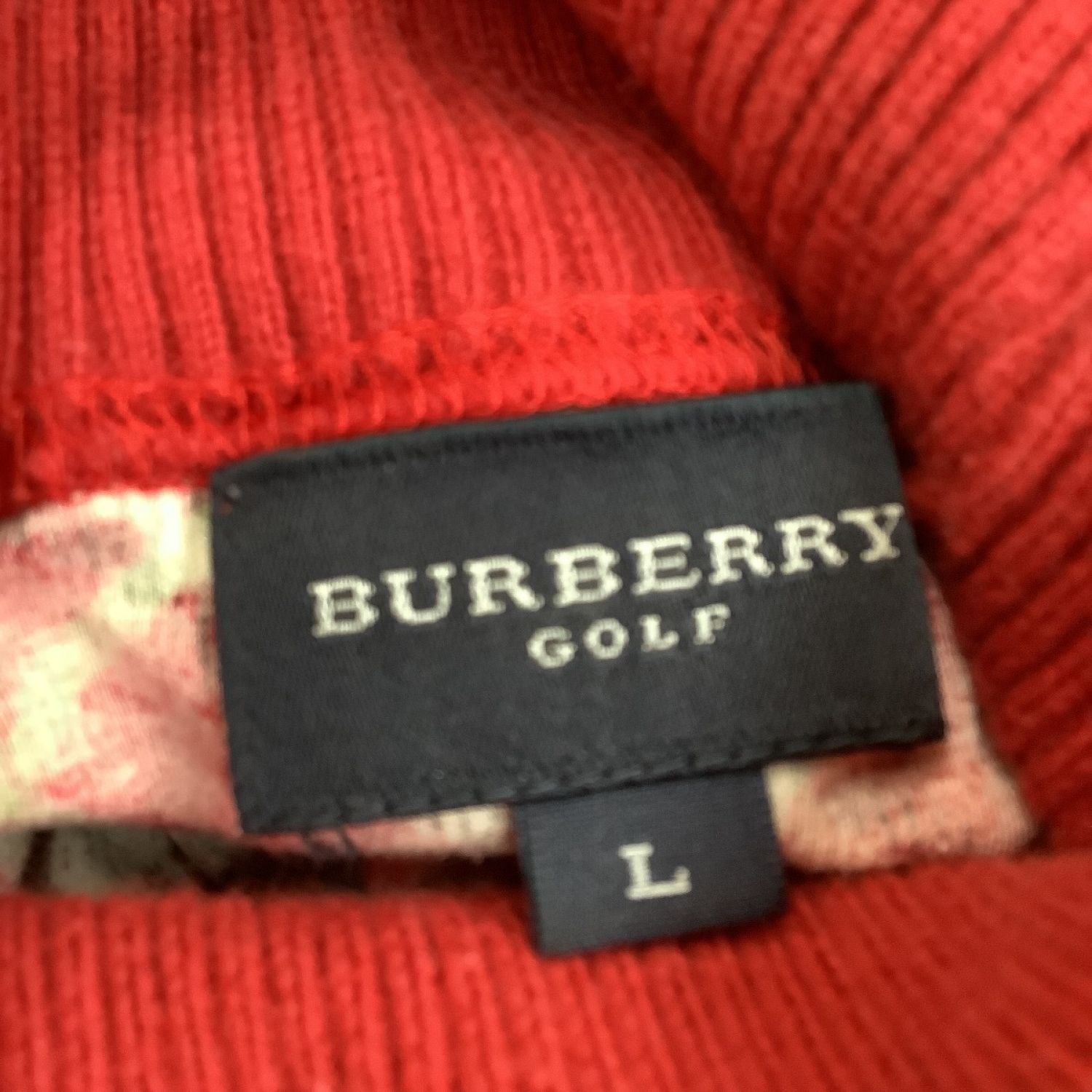 中古】 BURBERRY GOLF バーバリーゴルフ レディース タートルネック