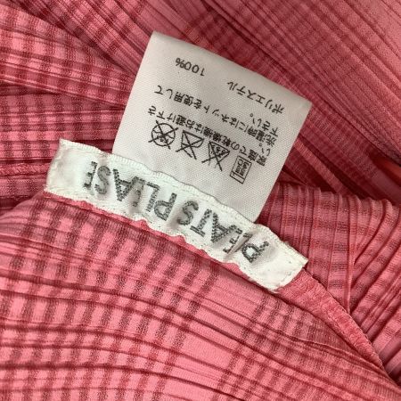  ISSEY MIYAKE イッセイミヤケ PLEATS PLEASE ジャケット 変形 ファスナー  PP71-JD652 ピンク