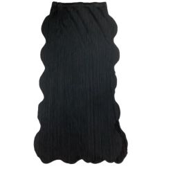 ♪♪ ISSEY MIYAKE イッセイミヤケ PLATS PLEASE 激レア スカート 変形 波カット  PP51-JG676 ブラック Bランク