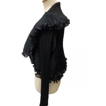  ISSEY MIYAKE イッセイミヤケ PLEATS PLEASE レア 変形 ジャケット カーディガン PP43-JO853 ブラック