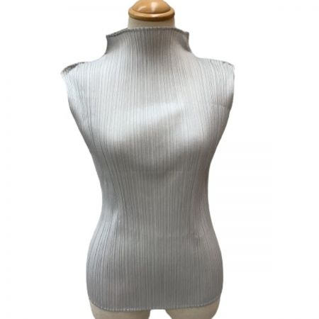  ISSEY MIYAKE イッセイミヤケ PLEATS PLEASE アンサンブル セットアップ  PP55-JJ101 ライトグレー