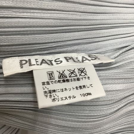  ISSEY MIYAKE イッセイミヤケ PLEATS PLEASE アンサンブル セットアップ  PP55-JJ101 ライトグレー