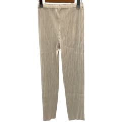 ♪♪ ISSEY MIYAKE イッセイミヤケ PLATS PLEASE パンツ SIZE 2 PP63-JF423 アイボリー Bランク