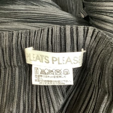 ISSEY MIYAKE イッセイミヤケ PLEATS PLEASE 変形 スカート SIZE 5 PP33-JG782 ブラック
